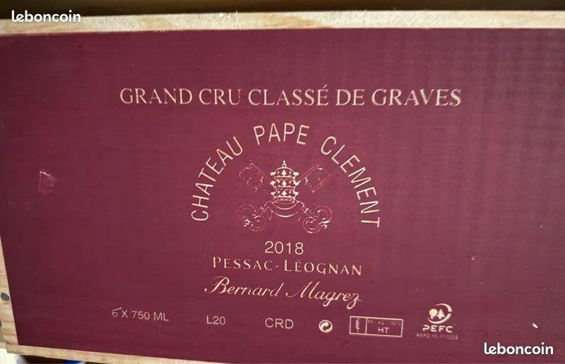 GCC - Chateau Pape Clement 2018 - CBO 6Bt, Collections, Neuf, Vin rouge, France, Envoi