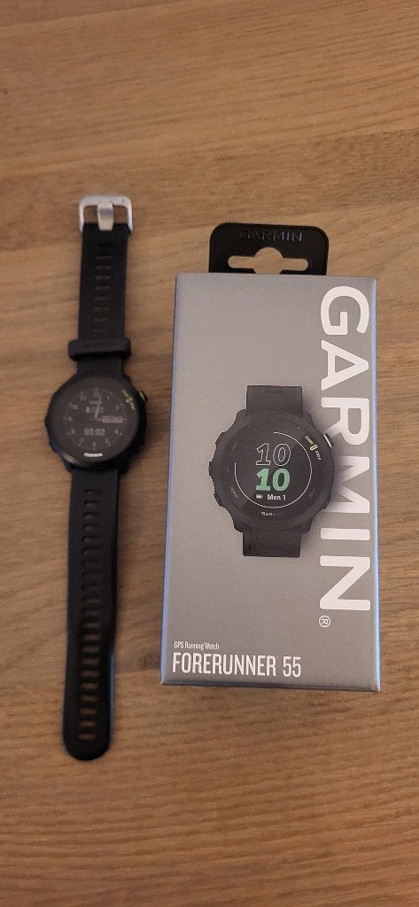 Garmin Forerunner 55, Enlèvement, Utilisé, Noir, Carmin