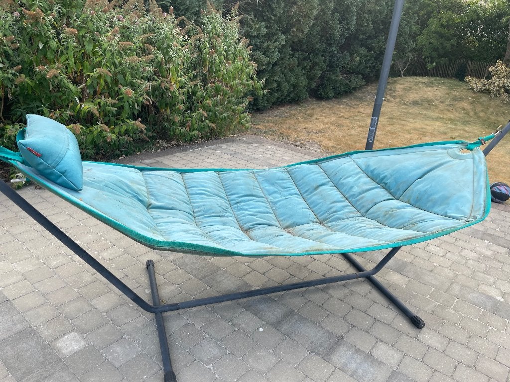 Hangmat headdemock fatboy, Ophalen, Gebruikt, Meerpersoons, Opvouwbaar