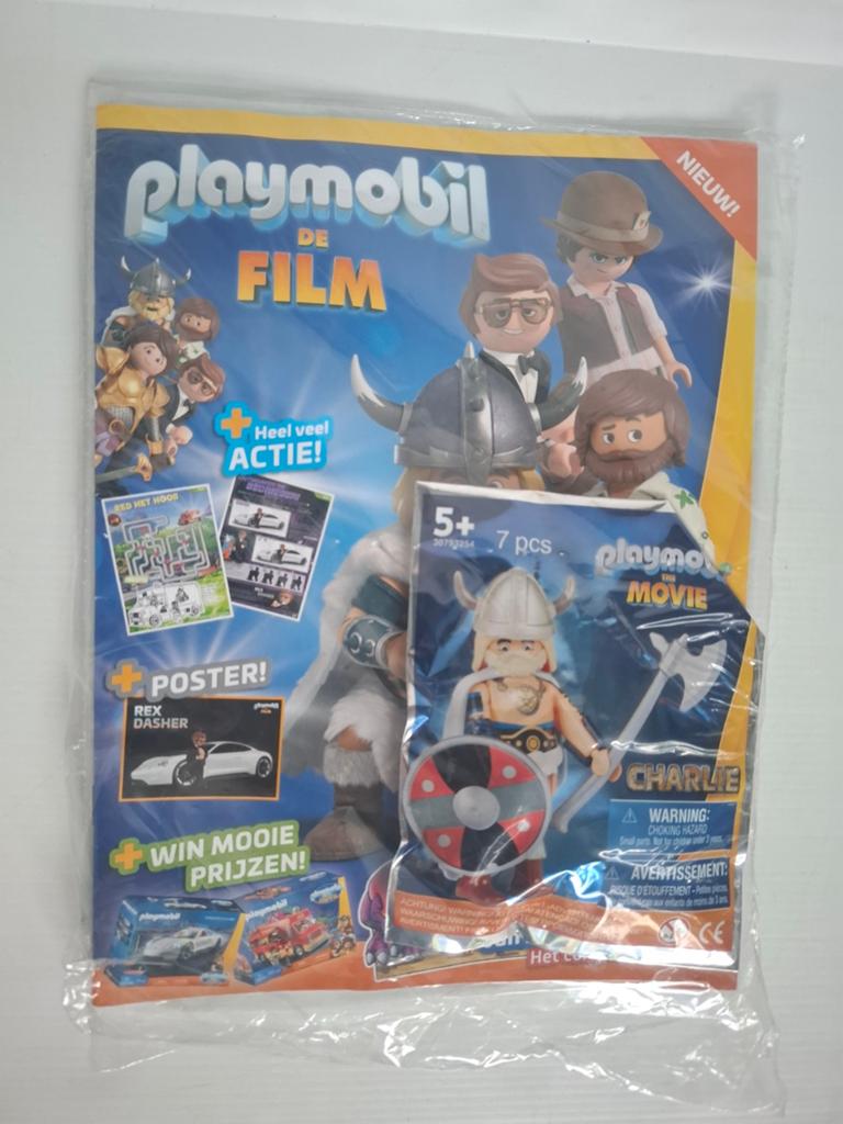 Playmobil De Film magazine (NL) nieuw met figuurtje Charlie, Kinderen en Baby's, Speelgoed | Playmobil, Nieuw, Ophalen of Verzenden