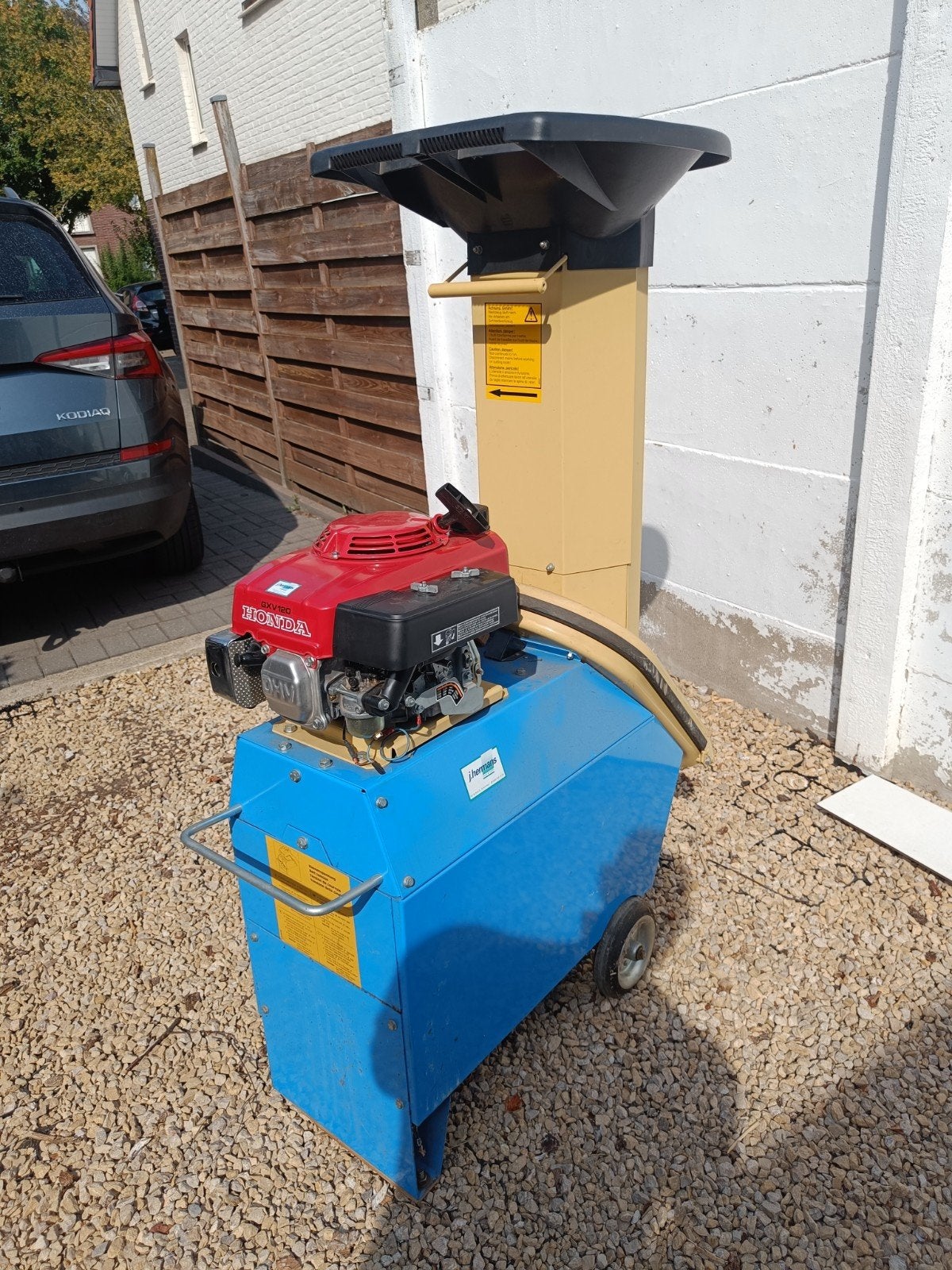 Honda gxv120 hakselaar op wielen, Tuin en Terras, Ophalen of Verzenden, Benzine