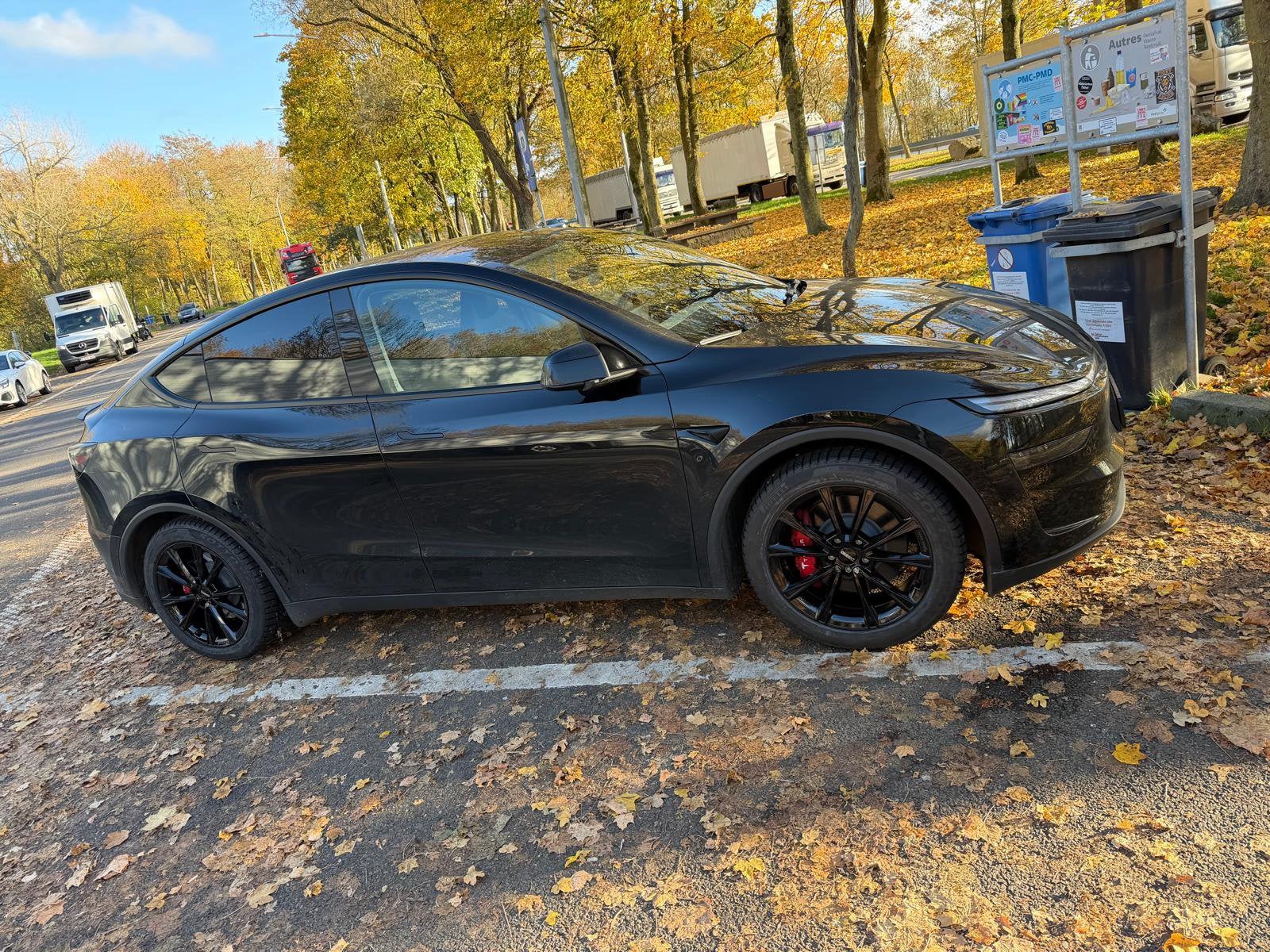 Wintervelgen set Tesla model Y, Pneus et Jantes, Pneus hiver, 255 mm, Véhicule de tourisme
