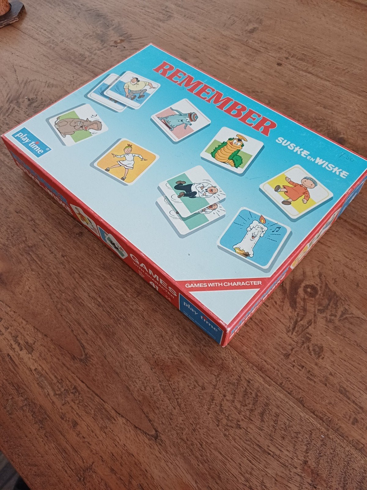 Suske en Wiske Remember Spel - Playtime, 1992, Drie of vier spelers, Ophalen, Gebruikt, Standaard uitgeverij n.v.