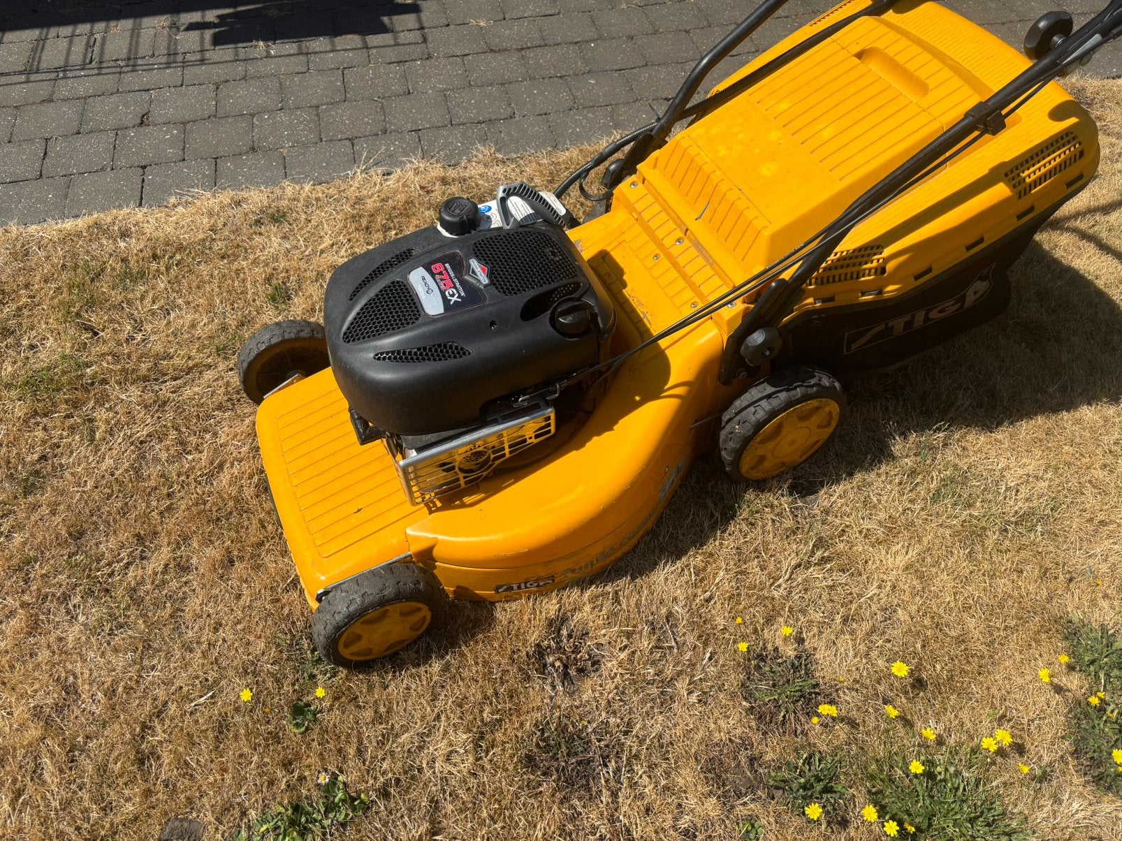 Stiga turbo combi zelftrekker, Tuin en Terras, Grasmaaiers, Ophalen, Zo goed als nieuw, Benzine-grasmaaier