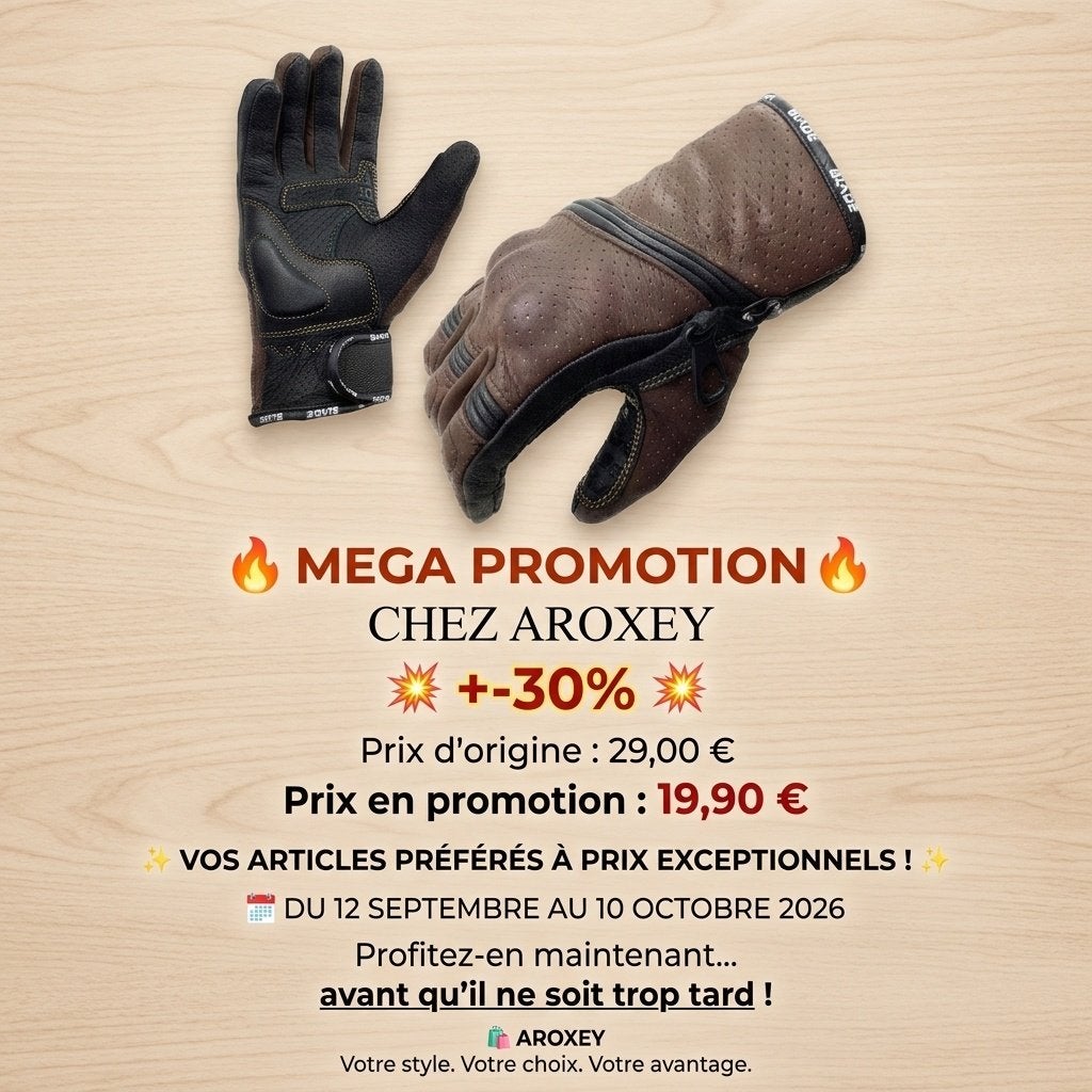 Gants de moto en cuir nouveau, Enlèvement ou Envoi, Neuf, avec ticket, Femmes, Gants
