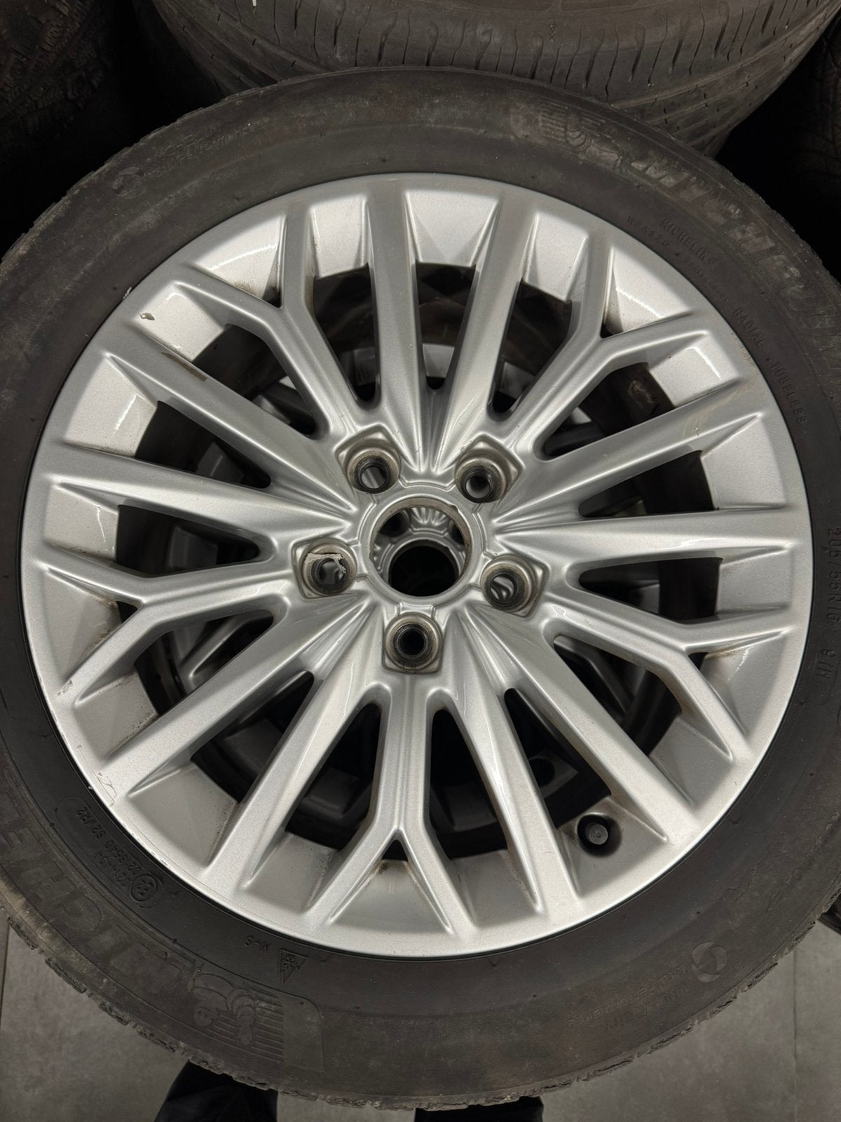 4 CMS 16" 5x112 aluminium velgen + 205/55 R16 banden, Auto-onderdelen, Ophalen, 16 inch, Band(en)