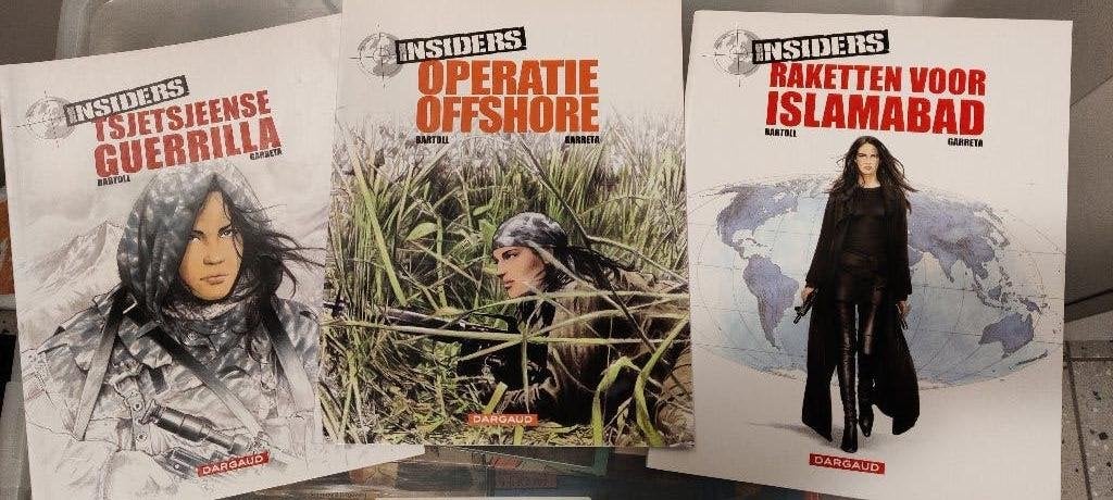 Insiders 1,2 en 3, Boeken, Ophalen, Bartell & Garetta, Zo goed als nieuw, Meerdere stripboeken