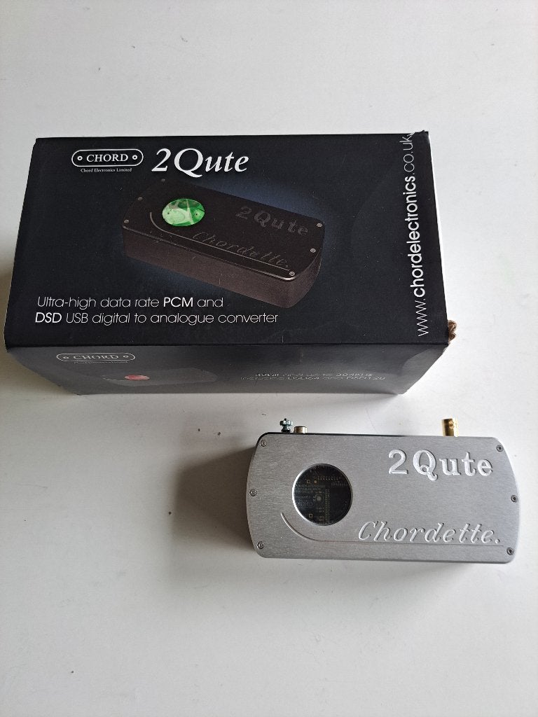 DAC CHORD Electronics 2Qute, TV, Hi-fi & Vidéo, Convertisseurs, Utilisé, Enlèvement ou Envoi
