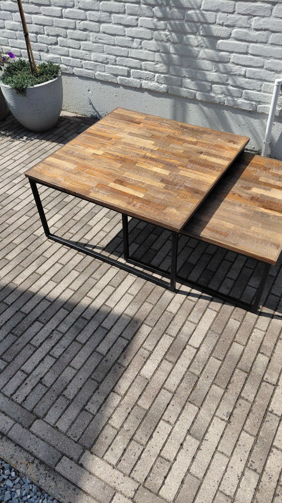 Prachtige Robuuste Nesting Salontafels (Set van 2), Huis en Inrichting, Ophalen
