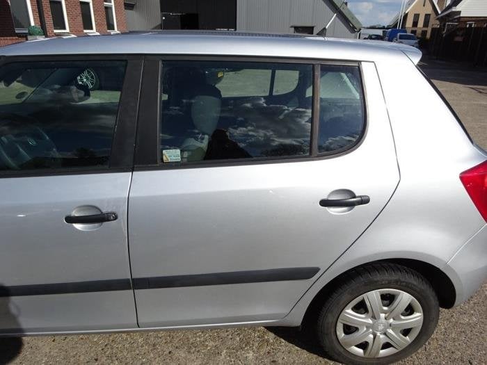 Portière 4portes arrière gauche d'un Skoda Fabia (LA7W), -, 3 mois de garantie, Utilisé, Skoda