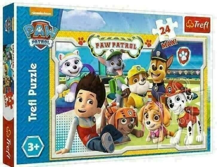 Paw Patrol Puzzel - 24 Maxi stukjes - Trefl Legpuzzel, Enlèvement ou Envoi, 10 à 50 pièces, Neuf, 2 à 4 ans