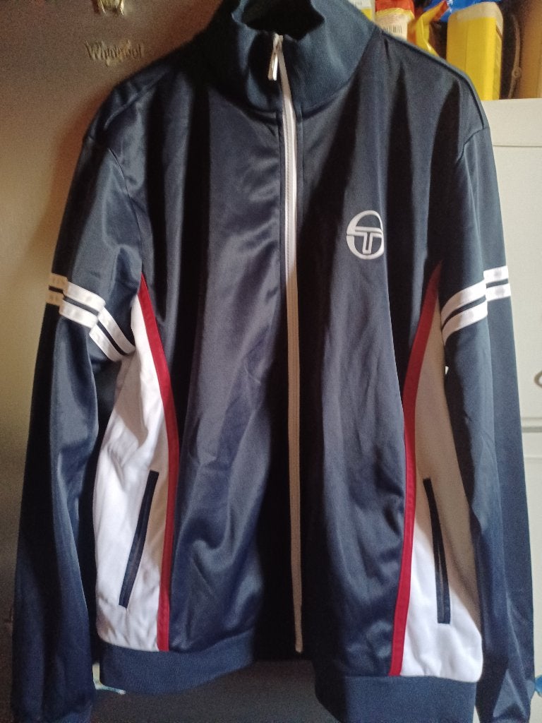 Veste sergio tachini, Ophalen, Blauw, Overige maten, Zo goed als nieuw