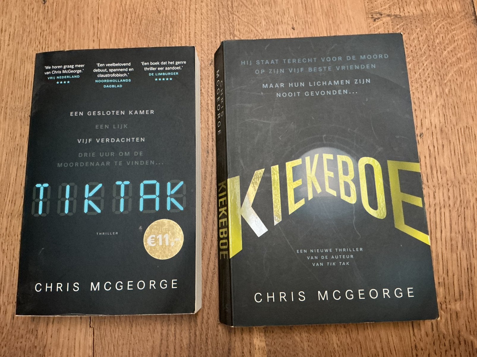 Chris Mcgeorge - Tik Tak  - € 4 per boek of € 6,50 voor de 2, Ophalen, Gelezen, Chris Mcgeorge