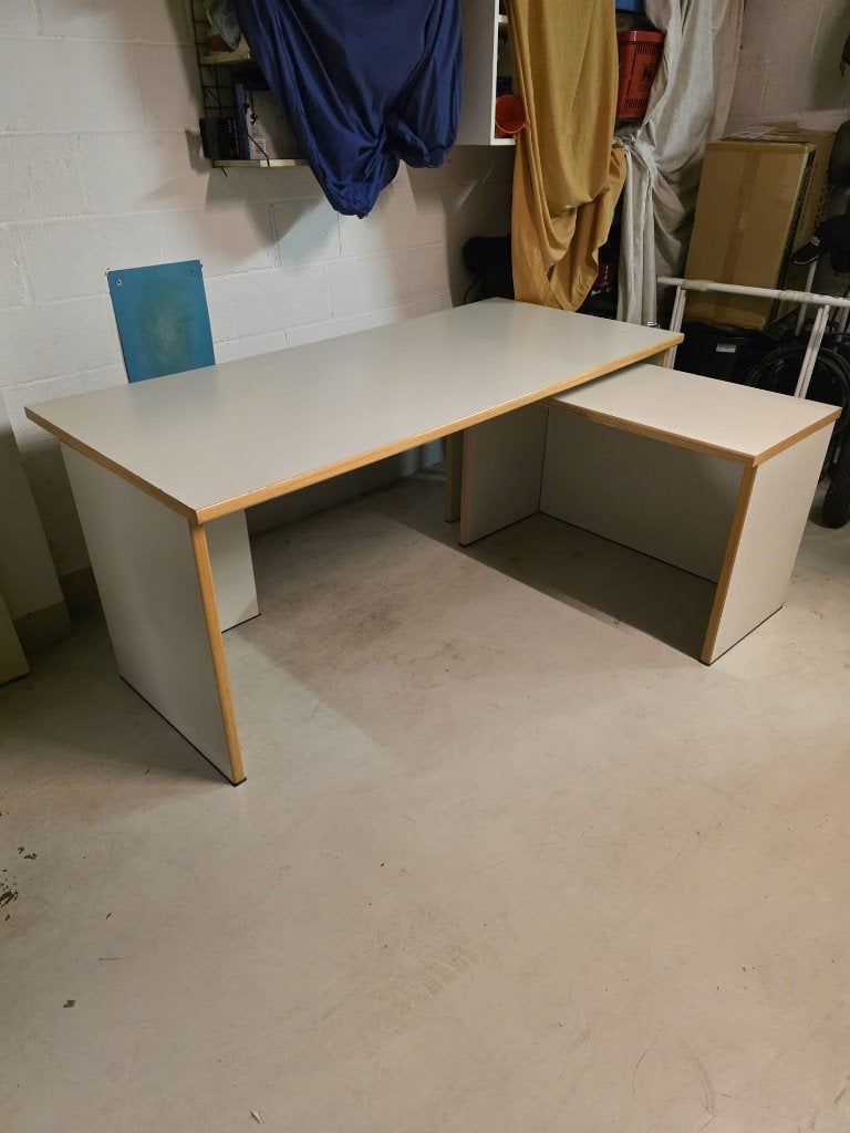 grand bureau 180/80cm avec retour indépendant, Maison & Meubles, Bureaux, Enlèvement, Démontable, Comme neuf