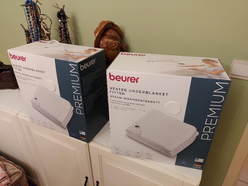 Elektrisch verwarmd dekbed, Huis en Inrichting, Slaapkamer | Beddengoed, Ophalen, Eenpersoons, Wit, Nieuw