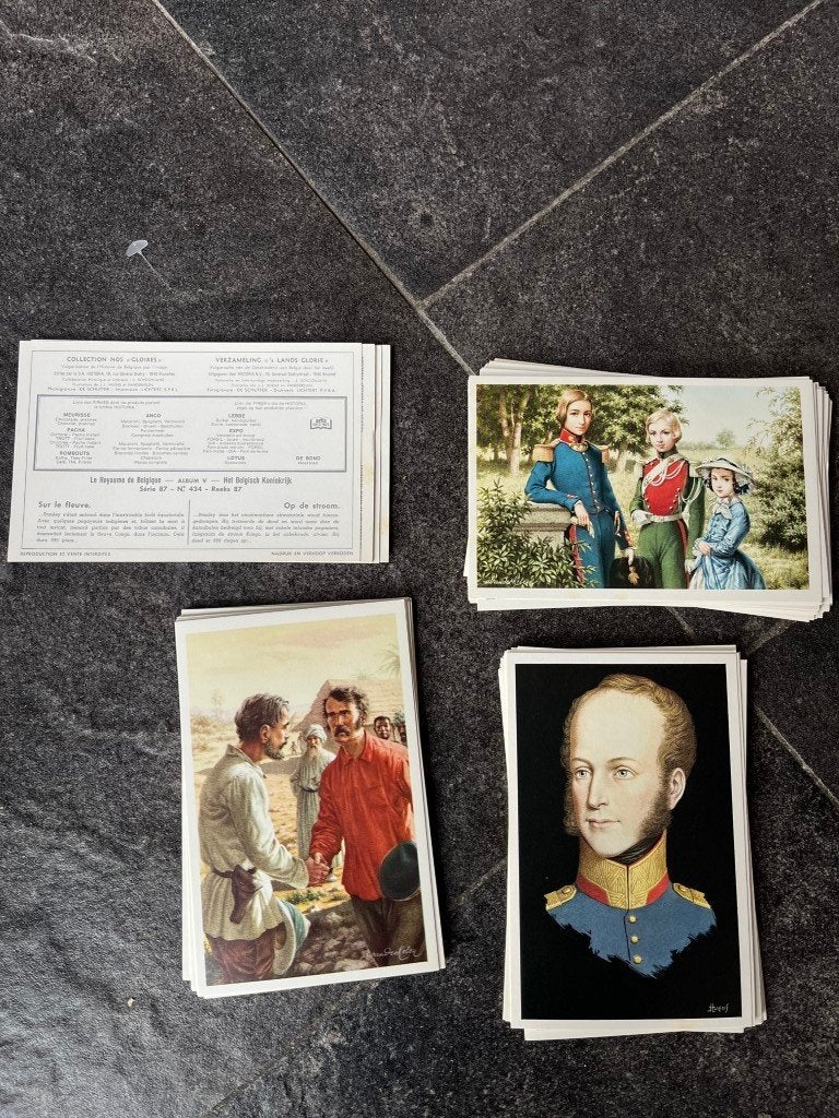 80 chromo Lands Glory - Royaume de Belgique, Hobby en Vrije tijd, Ophalen of Verzenden