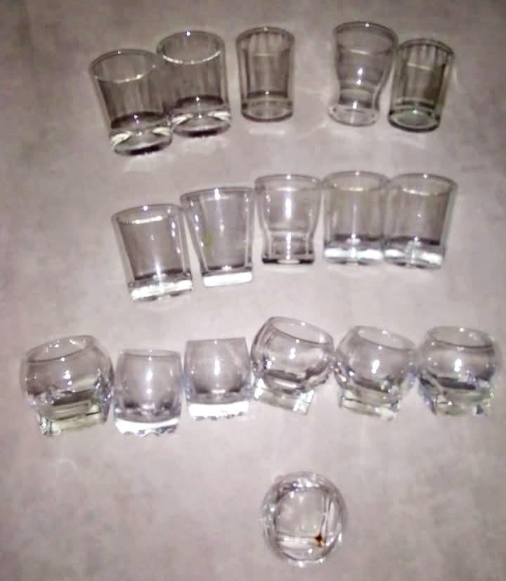 Lot de 17 verrines neuves seulement 10 eur, Enlèvement