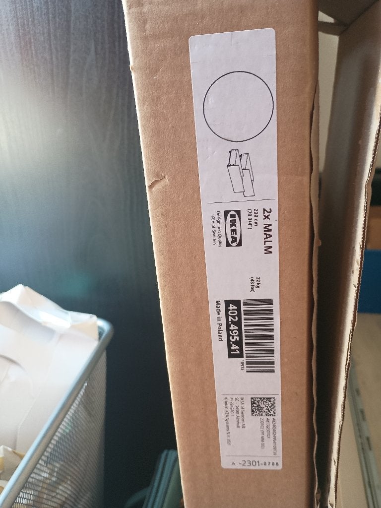 Malm bedlade, Ophalen, Nieuw