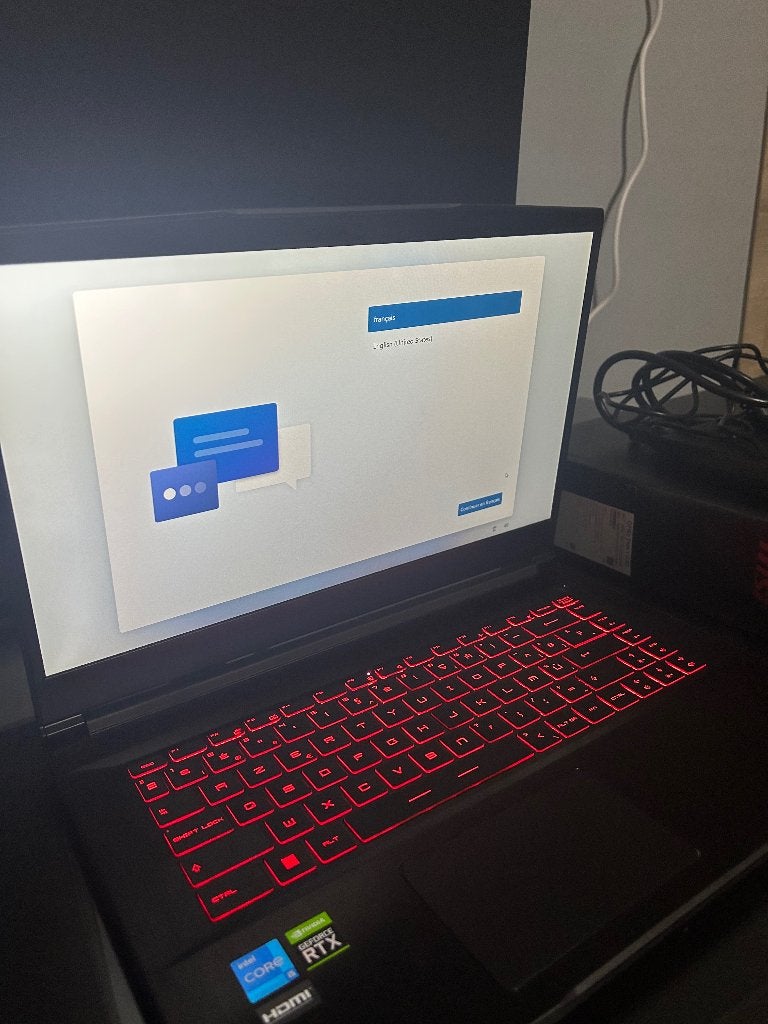 PC portable gamer MSI GF63 Thin – RTX 3050 Ti – 16 Go RAM, Informatique & Logiciels, MSI, Enlèvement, Gaming, SSD