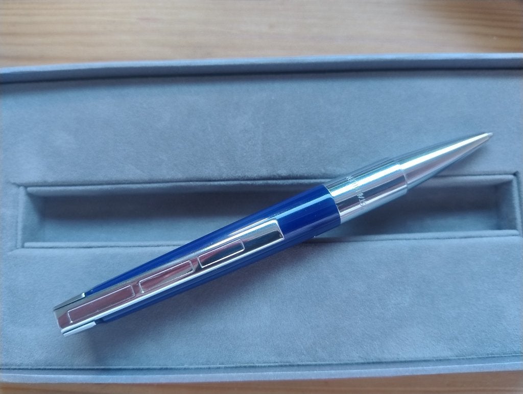 Staedtler balpen (blauw), Overige merken, Balpen, Met doosje, Ophalen of Verzenden