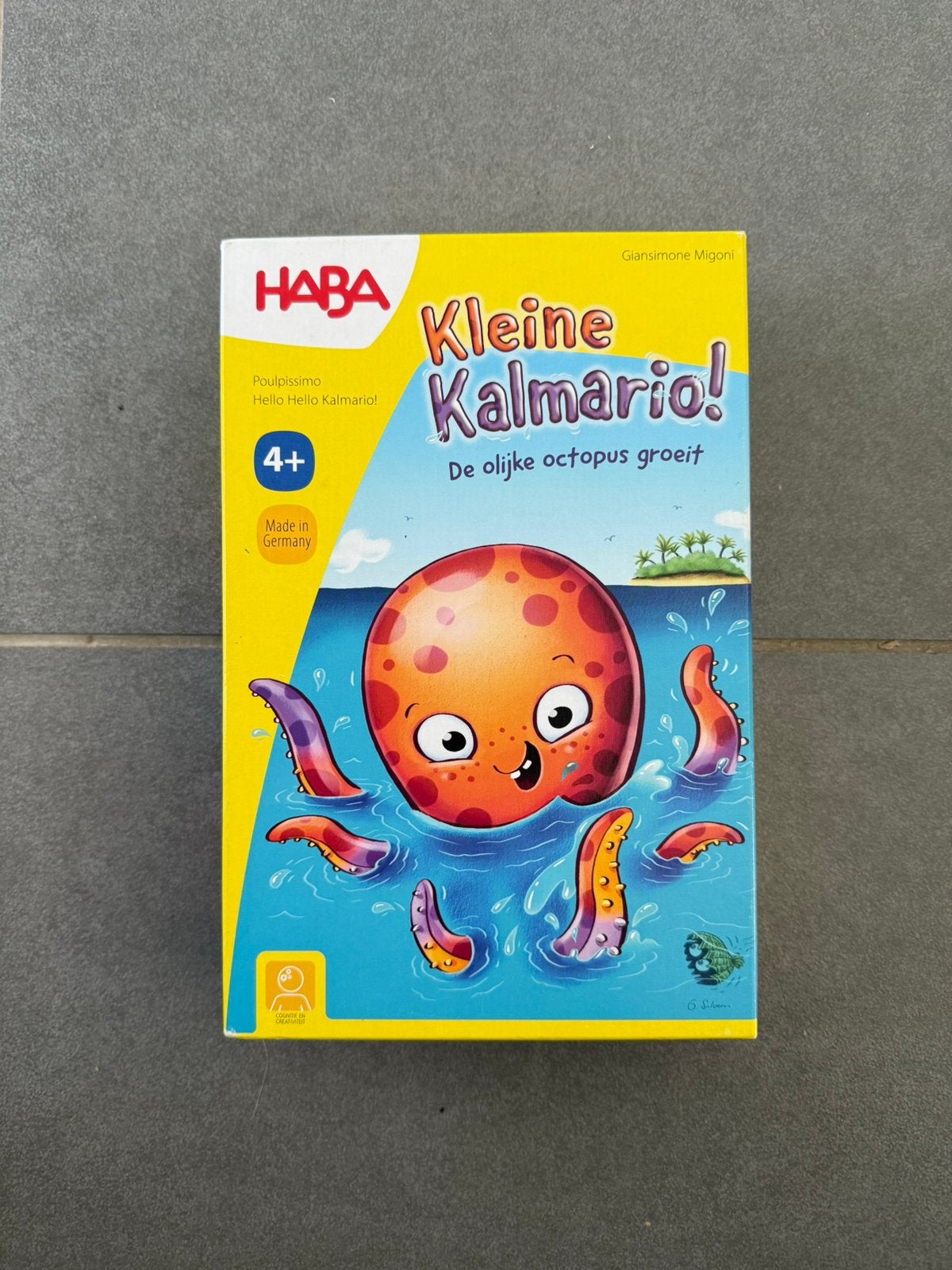 Haba spelletje Kleine Kalmario, Hobby en Vrije tijd, Gezelschapsspellen | Overige, Ophalen, Zo goed als nieuw