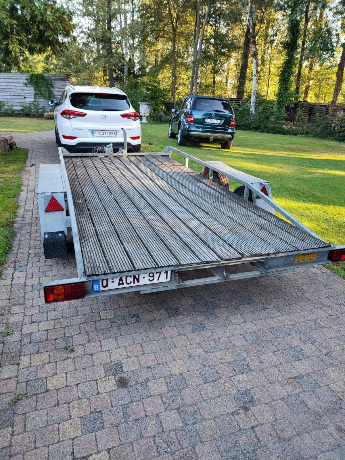Autotransporter plateau De Ryck, Enlèvement