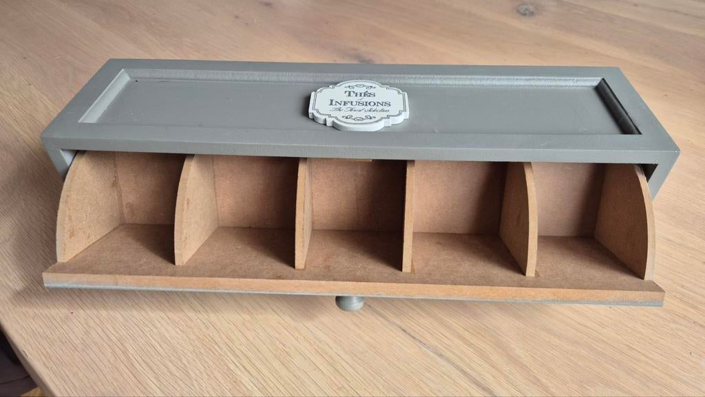 Houten theedoos | Maisons du Monde, Huis en Inrichting, Ophalen, Hout, Gebruikt, Landelijk