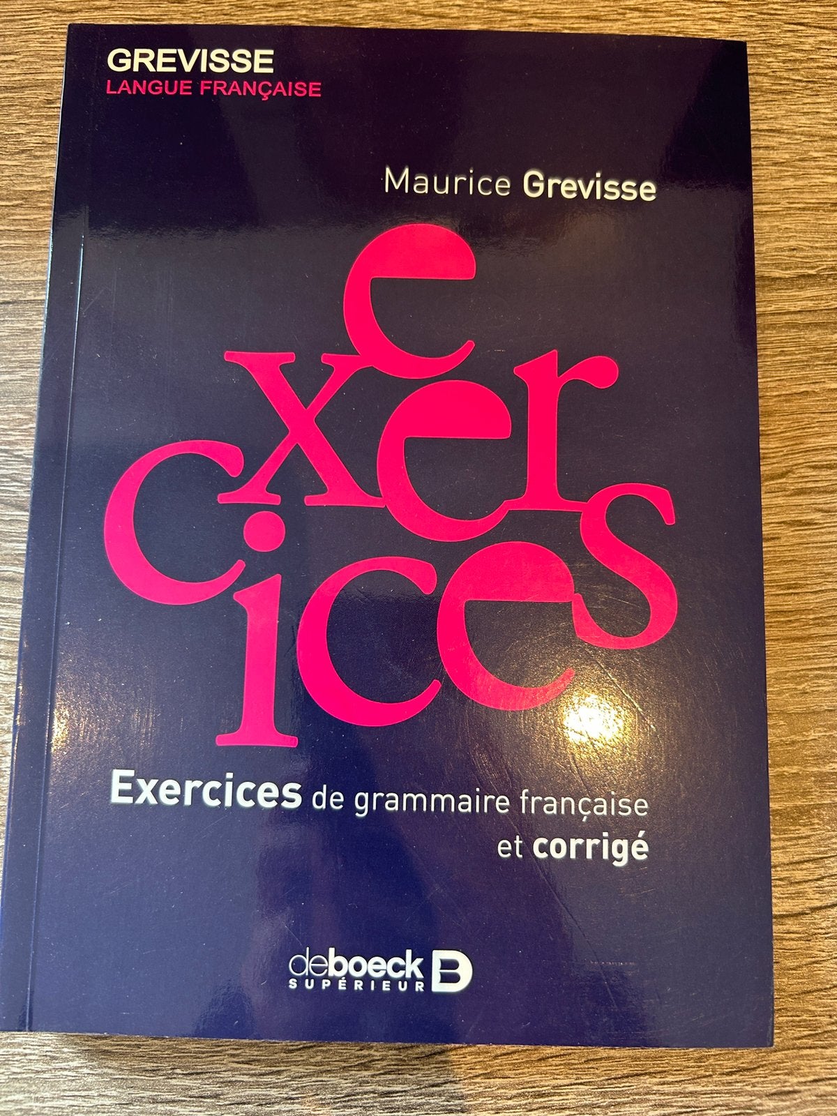 Exercises de grammaire francaise et corrigé Grevisse, Boeken, Ophalen of Verzenden, Zo goed als nieuw