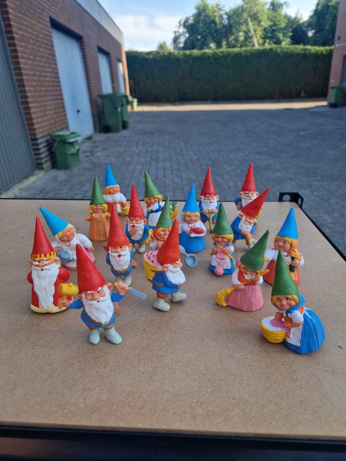 david de kabouter en smurfen, Ophalen, Gebruikt
