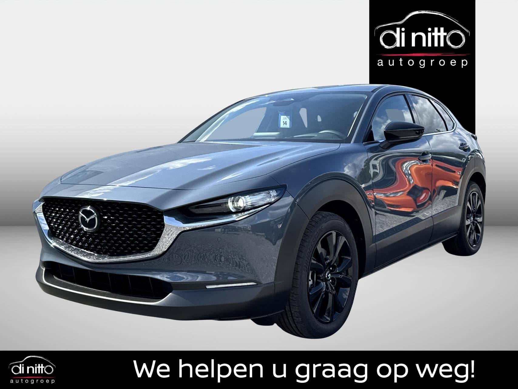 Mazda CX-30 5DR 2.0L e-Skyactiv X, 186 hp 6AT Homura, Auto's, 1998 cc, Stof, 139 g/km, Zwart