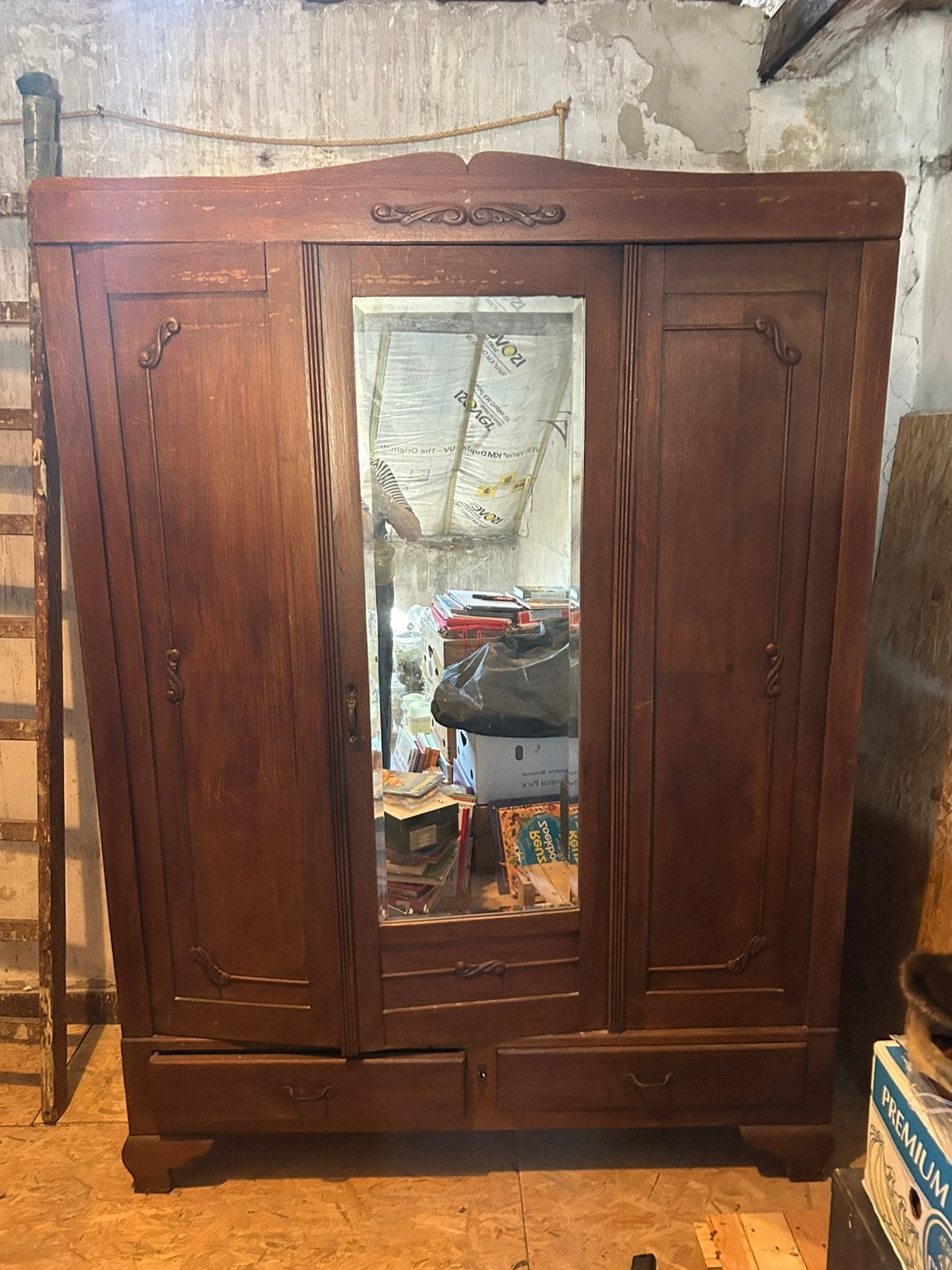 Armoire Vinted, Enlèvement