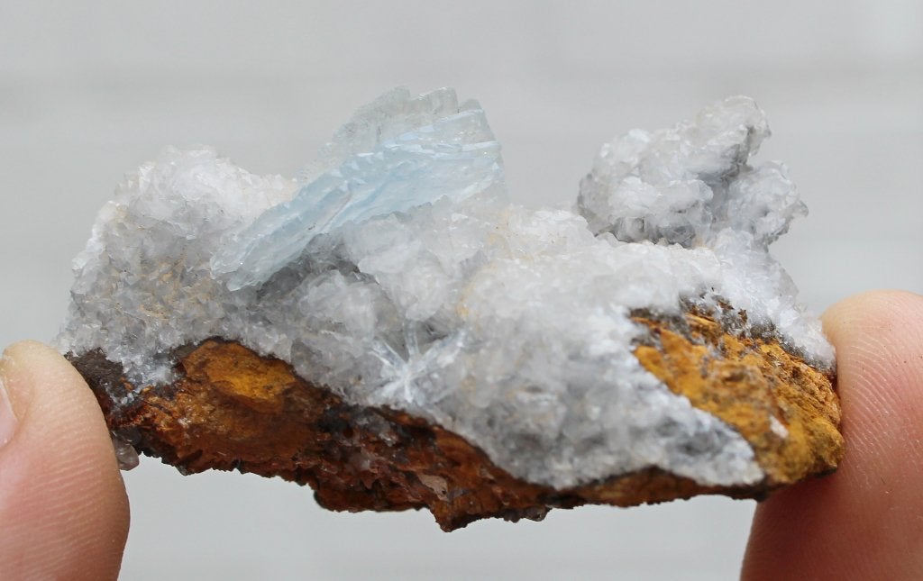 BARYTINE bleue du Maroc, Enlèvement ou Envoi, Minéral