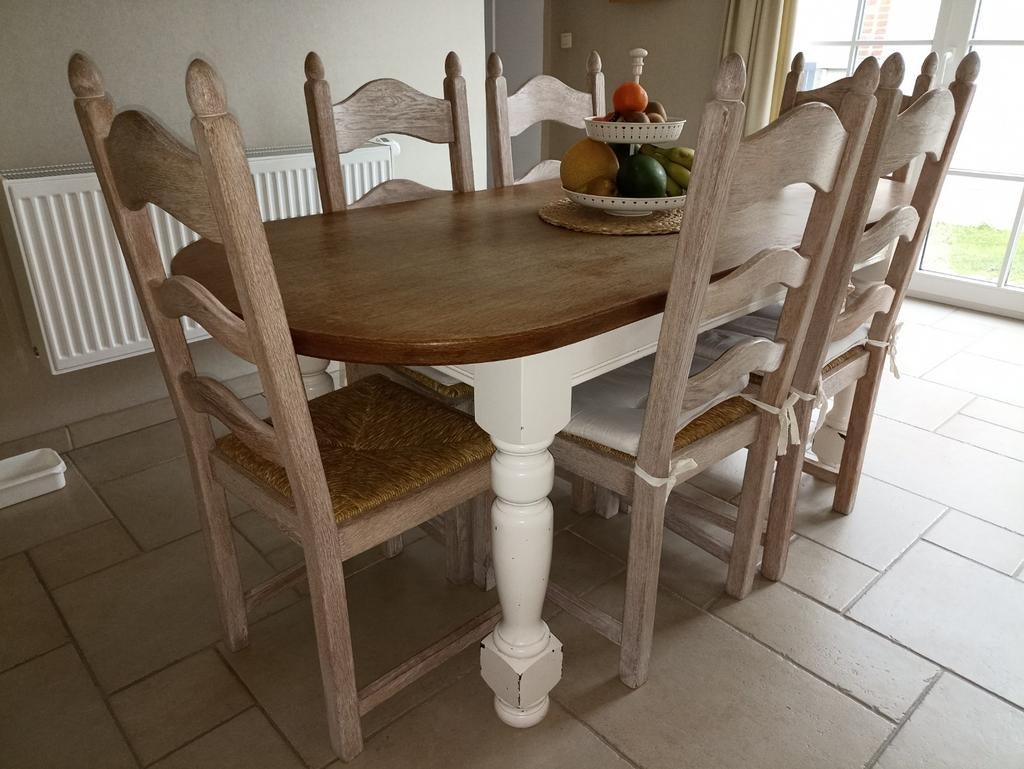 Ruime tafel met 6 stoelen, Ophalen