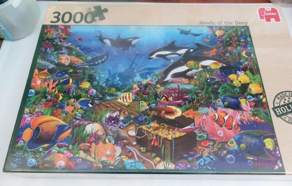 puzzel jewels of the deep 3000 stukjes, Ophalen of Verzenden, Meer dan 1500 stukjes, Nieuw, Legpuzzel