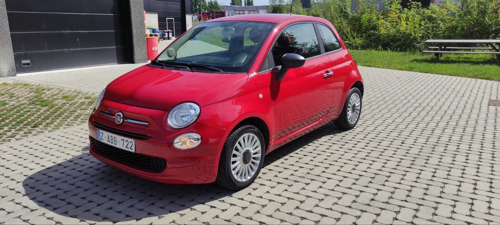 Fiat 500 09.2018 1.2 essence 87.000 km, Voorwielaandrijving, Start-stop-systeem, Stof, Euro 6