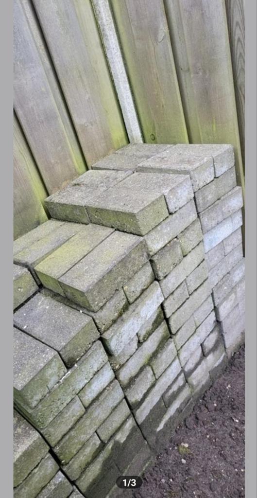 Partij klinkers, Gratis!, Béton, Enlèvement, Utilisé, 5 à 10 m²