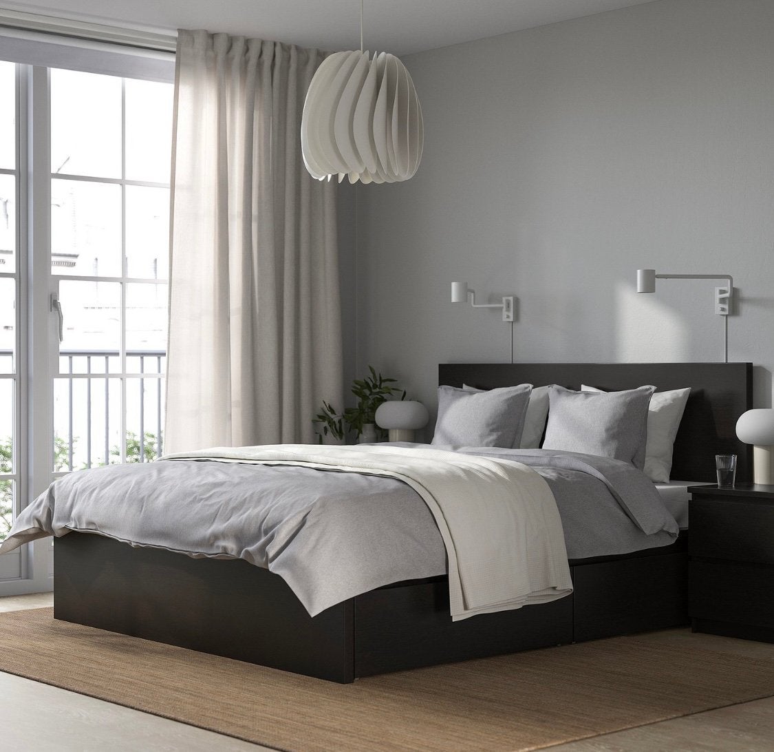 Malm bed ikea met 4 lades, Ophalen, Zo goed als nieuw
