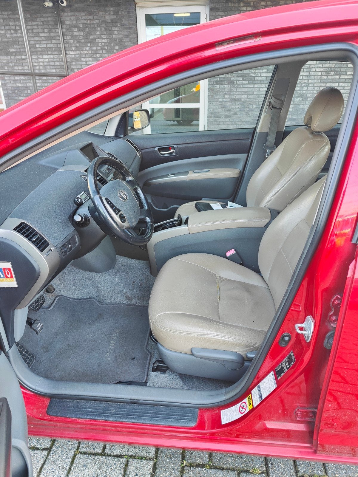 Toyota Prius Business Leder-Cruise control bluetooth airco.!, Auto's, Leder, Elektrisch, Elektrische ramen, Particulier