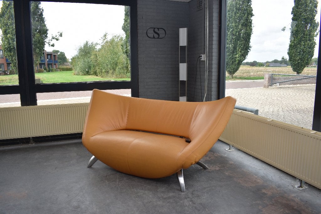 Prachtige Leoluux Danaide uitschuifbare design bank, Huis en Inrichting, Gebruikt, 100 tot 125 cm, 150 tot 200 cm, Tweepersoons