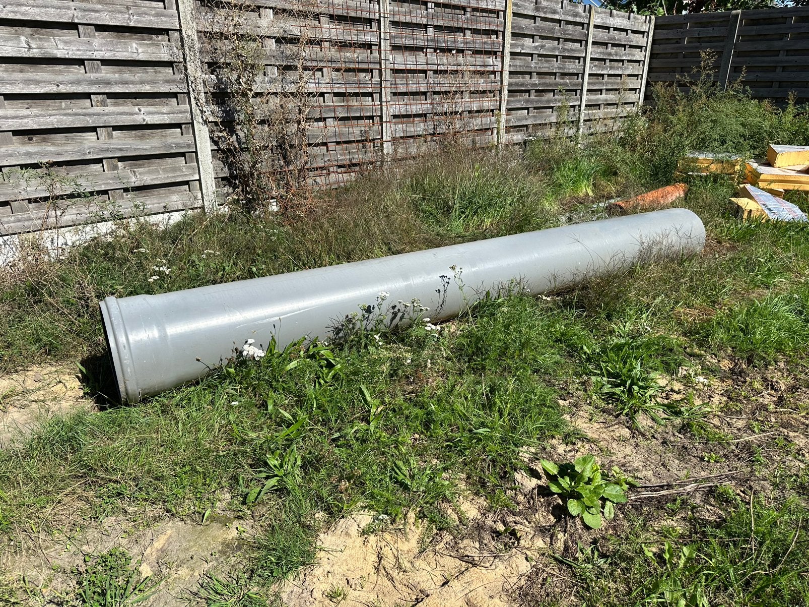 PVC buis met mof 400mm, Doe-het-zelf en Bouw, Ophalen, Zo goed als nieuw, PVC