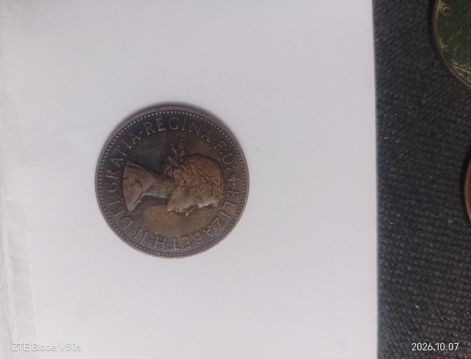 pièce de monnaie, Enlèvement ou Envoi