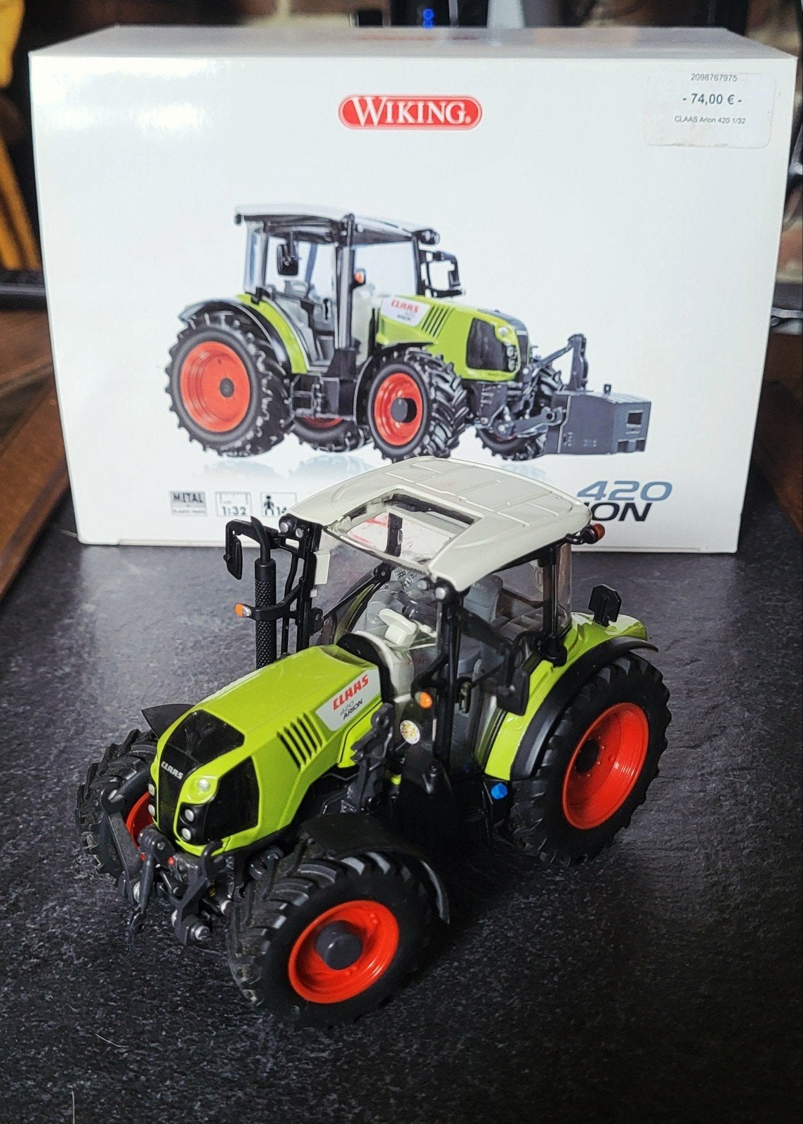 Wiking 1:32 claas arion 420, Enlèvement ou Envoi, Utilisé, Tracteur et Agriculture, Autres marques
