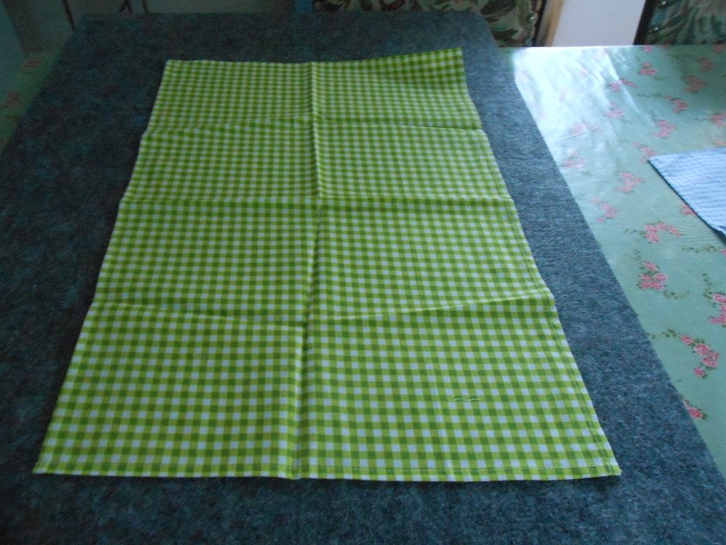 groen geruit doekje, Ophalen of Verzenden, Groen