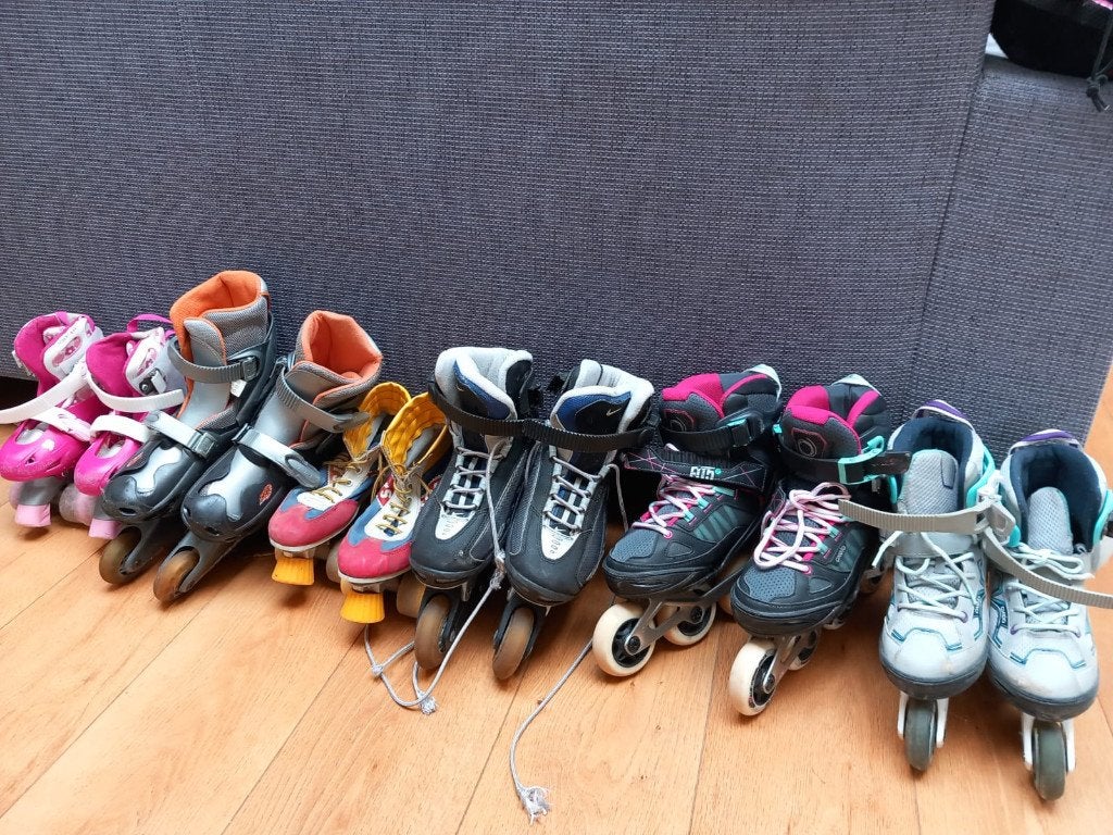 Rolschaatsen verschillende maten, Sport en Fitness, Skeelers, Ophalen, Gebruikt, Kinderen