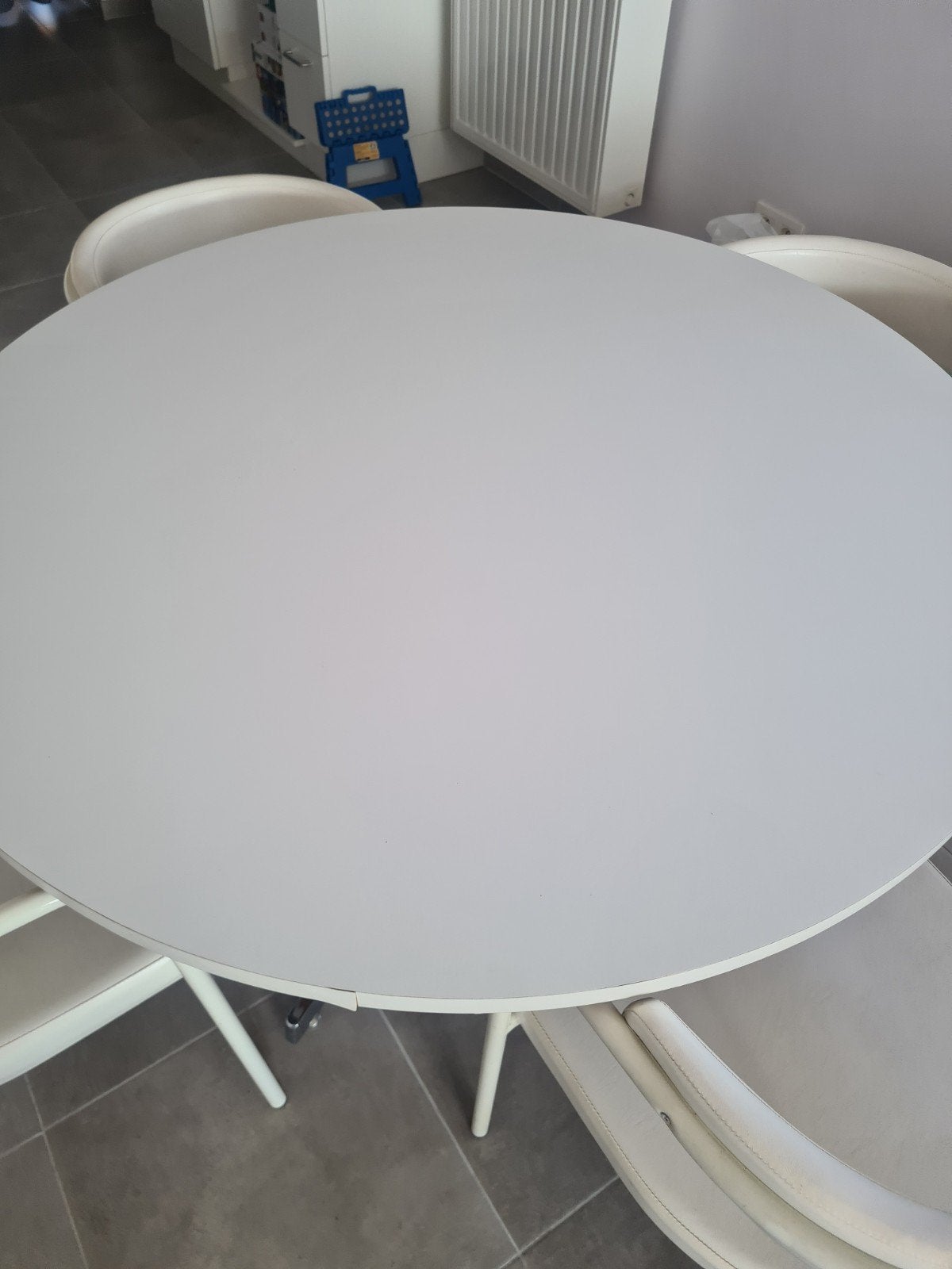 keukentafel + 4 stoelen, Enlèvement, Utilisé