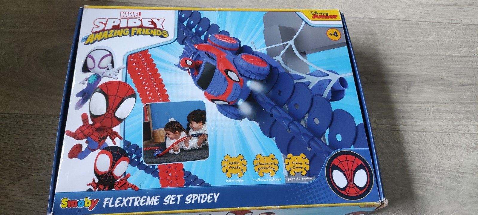Smoby - Disney Marvel Spiderman - Racebaan, Enfants & Bébés, Jouets | Circuits, Enlèvement ou Envoi, Neuf, Circuit