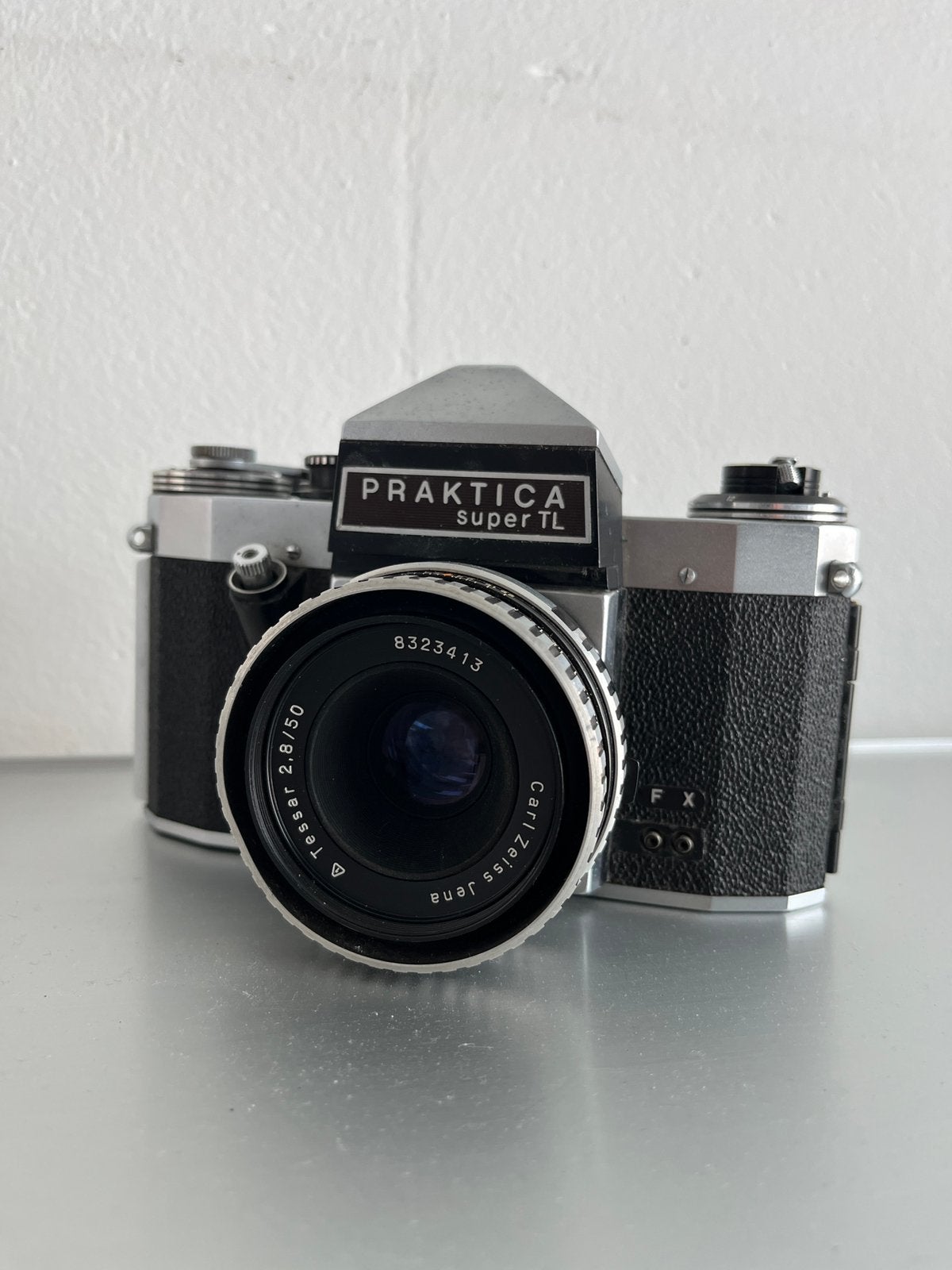 Praktica super TL + Carl Zeiss Jena 2.8/50, Enlèvement, Utilisé, Reflex miroir, Autres Marques