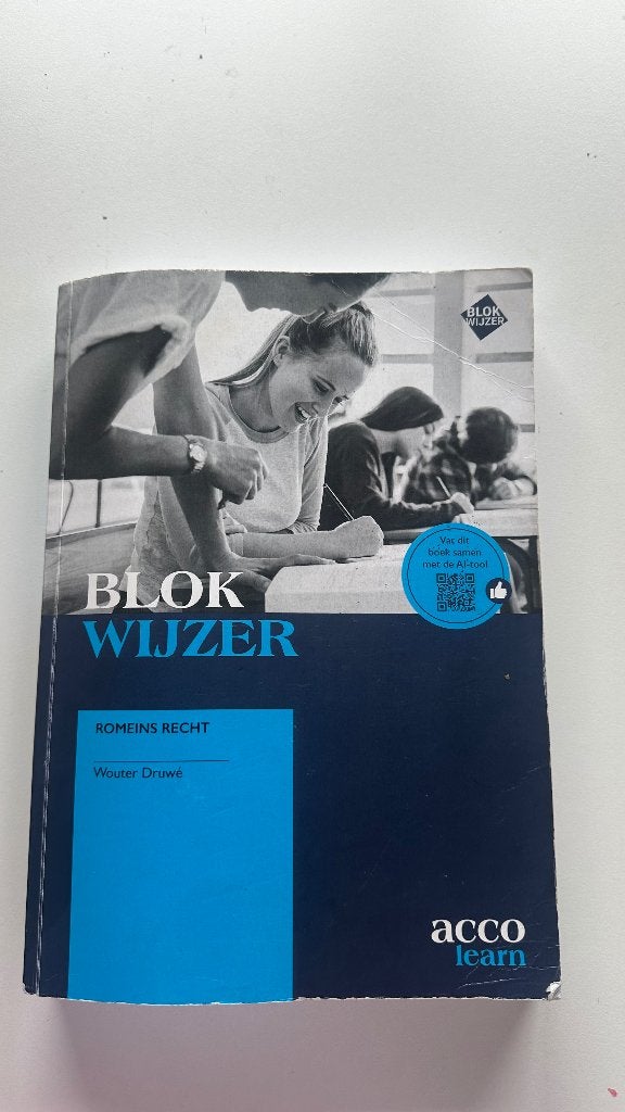 Romeins recht Van Wouter Druwé, Boeken, Ophalen, Zo goed als nieuw, Hoger Onderwijs, Acco Learn