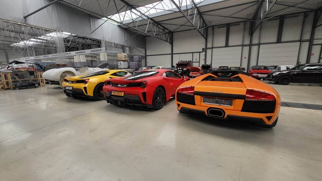 Depot - verkoop" van meerdere Ferrari's met 1 jaar garantie, Ophalen