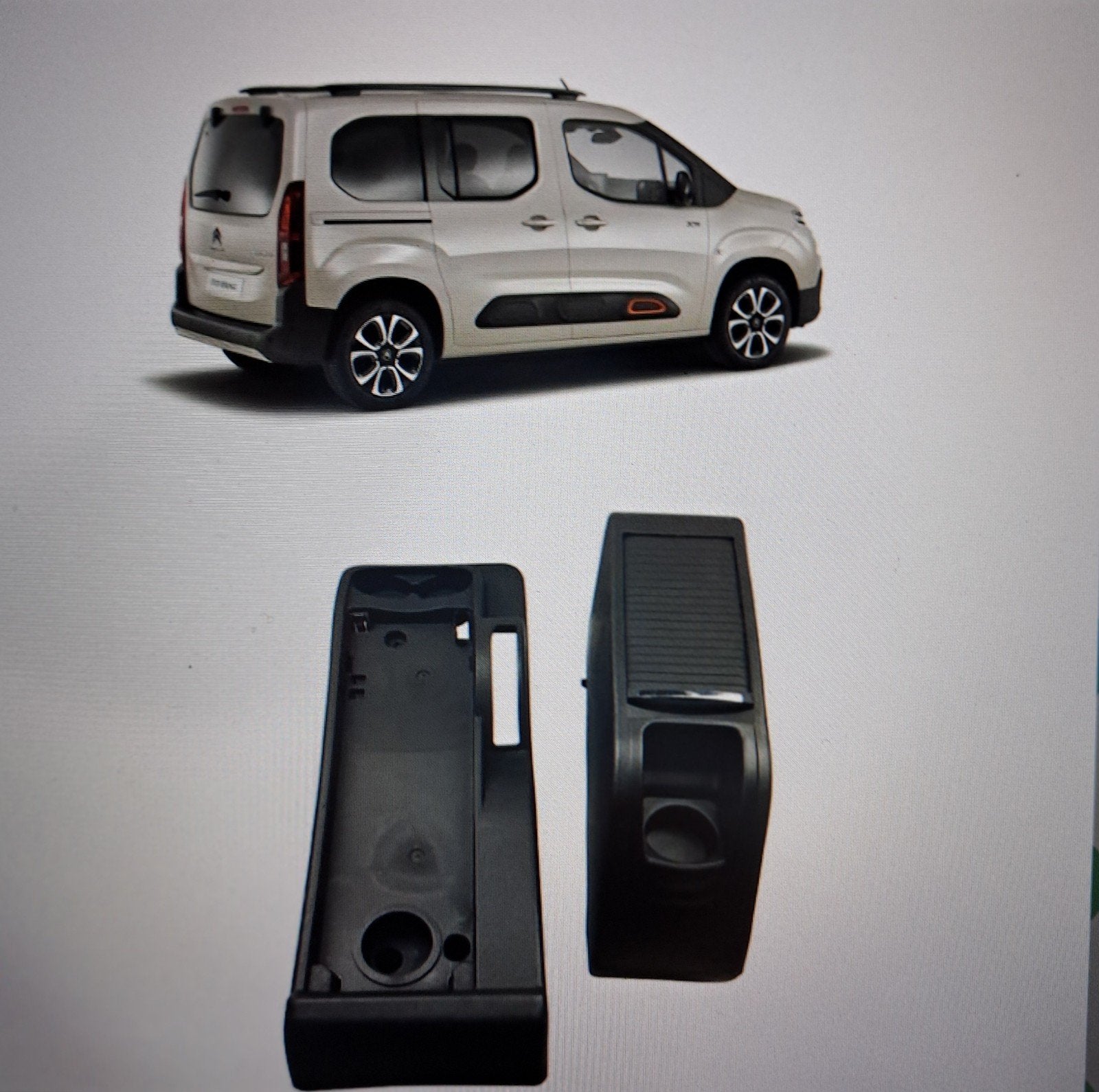 Accoudoir Citroën Berlingo.Peugeot Partner de 2008 à 2026, Autos : Pièces & Accessoires, Enlèvement, Utilisé, Citroën